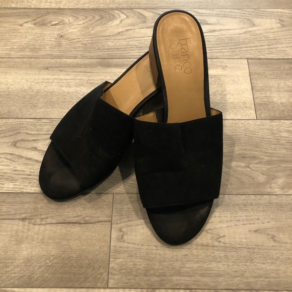 franco sarto slip on sandals